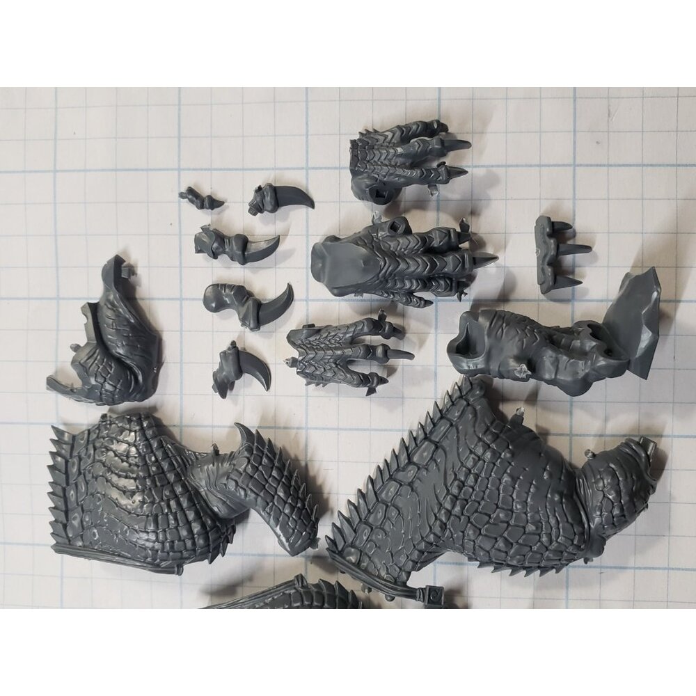 Warhammer Seraphon Bits Carnosaur Troglodon Torso Legs Claws Harness Set #01 - Picture 2 of 7